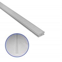 Capac dispersor mat, pentru profil aluminiu 05-30-0510, lungime 1m